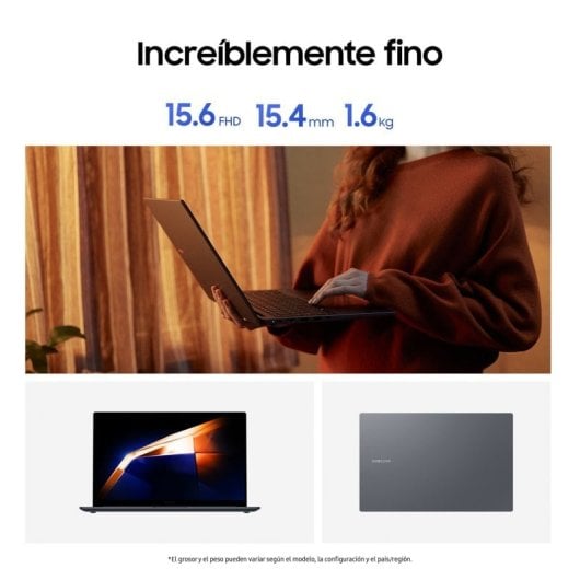 Samsung Galaxy Book4 15 NP750XGJ-KG2ES Intel Core i5-1335U/16GB/512GB SSD/15.6" + WIN 11