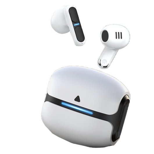 Kinsi TG11 Auriculares Inalámbricos con Cancelación de Ruido ENC Blancos