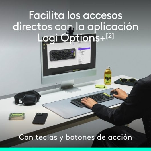 Logitech Pop Icon Combo Pack Teclado + Rato Sem Fio Rosa