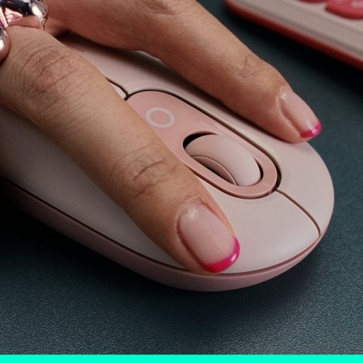 Logitech Pop Mouse Mouse wireless compatto con funzione Emoji personalizzabile viola