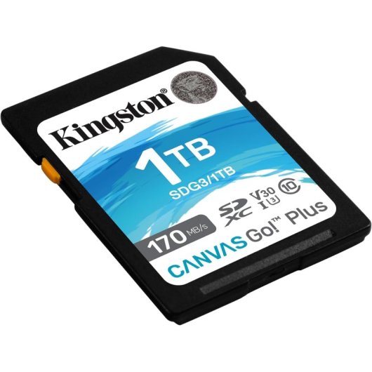 Kingston Canvas Go Plus SDXC 1TB UHS-I U3 V30 Clase 10