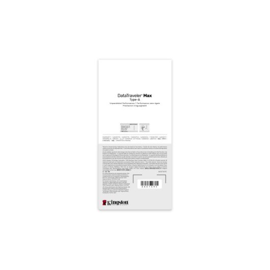 Kingston Technology DataTraveler Max Clé USB 512 Go USB Type A 3.2 Gen 2 (3.1 Gen 2) Rouge