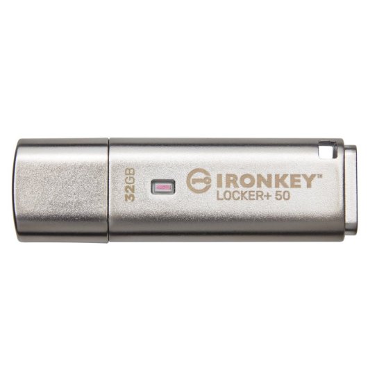 Kingston IronKey Locker+ 50 32GB USB 3.0 Plata