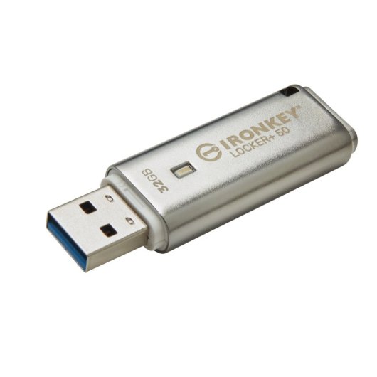 Kingston IronKey Locker+ 50 32GB USB 3.0 Plata