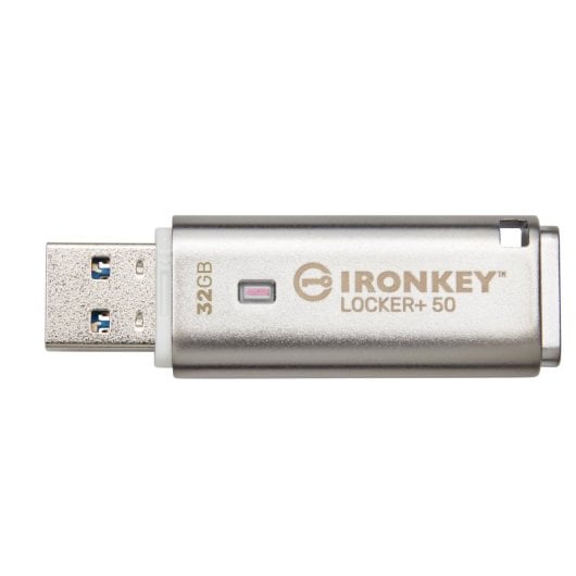 Kingston IronKey Locker+ 50 32GB USB 3.0 Plata
