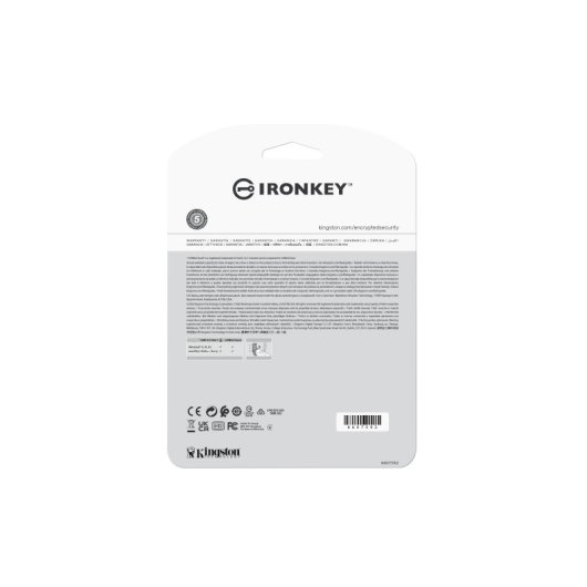 Kingston IronKey Locker+ 50 32GB USB 3.0 Plata