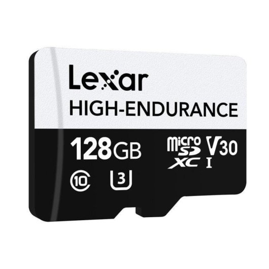 Scheda MicroSD Lexar High-Endurance 128 GB UHS-I V30 U3 Resistente