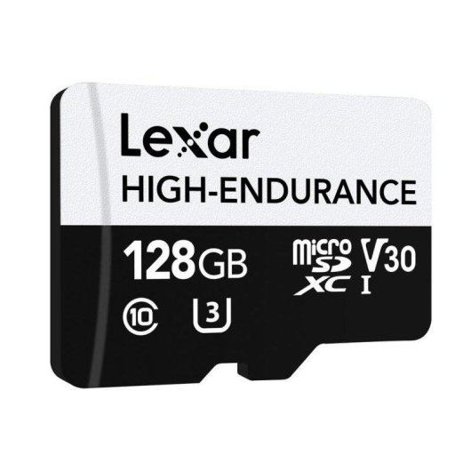 Scheda MicroSD Lexar High-Endurance 128 GB UHS-I V30 U3 Resistente