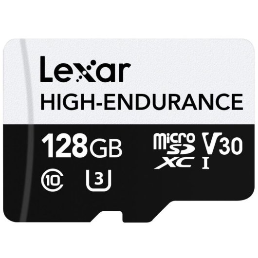 Scheda MicroSD Lexar High-Endurance 128 GB UHS-I V30 U3 Resistente