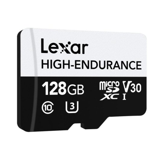 Scheda MicroSD Lexar High-Endurance 128 GB UHS-I V30 U3 Resistente