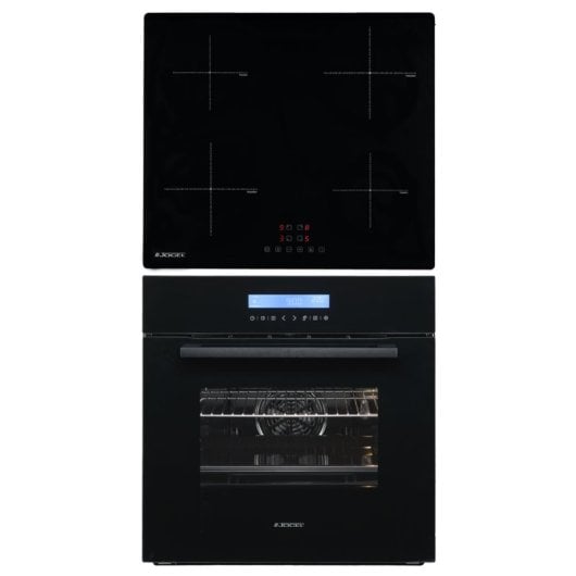 Jocel JPK4EI200389 Placa de Inducción 4 Zonas + Horno Elétrico Integrado Negro Clase A