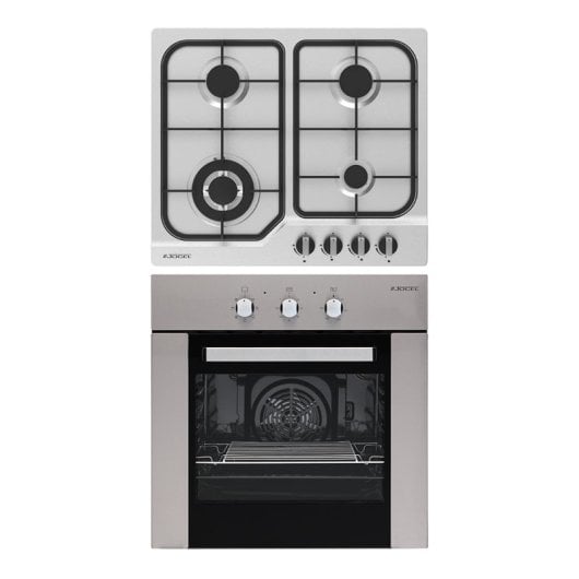Jocel JPK4GI200136 Pack Placa de Gas + Horno Elétrico integrable Clase A 58L Inox