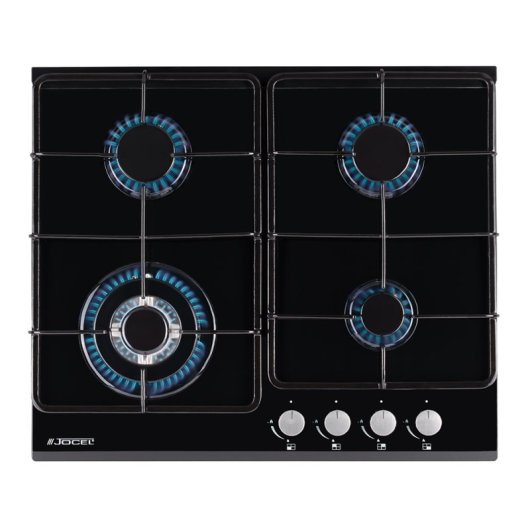 Jocel JPK4GV200143 Conjunto Placa a Gas + Horno Elétrico 73L Integrado Negro Clase A