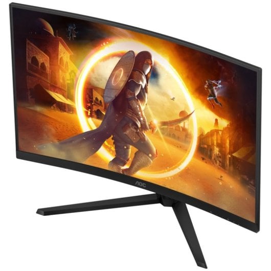 AOC G4 CQ32G4VE Monitor PC 81,3 cm (32") 2560 x 1440 Pixel Quad HD LCD Nero, Grigio