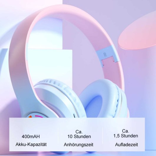 Kinsi V3PRO Auriculares Inalámbricos Bluetooth Degradado Azul