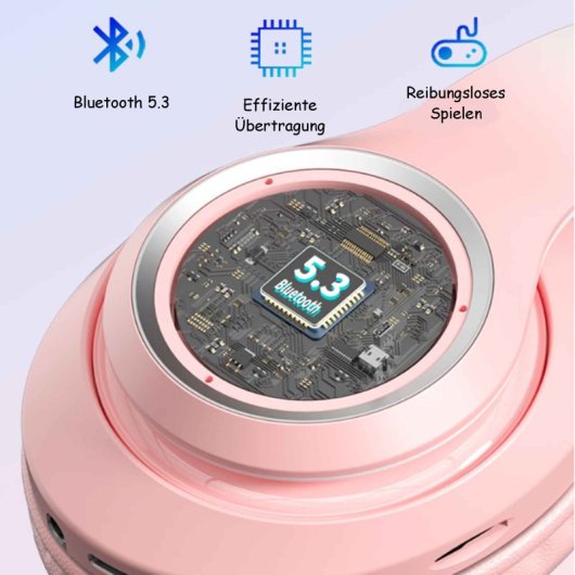 Kinsi V3PRO Auriculares Inalámbricos Bluetooth Degradado Rosa