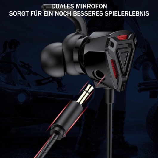 Kinsi GM4 Auriculares Gaming con Micrófono Desmontable Negros