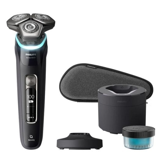 Rasoir Visage Philips Shaver Series 9000 S9976/55 Sans Fil 60min Sec et Humide 3 Têtes Charge Rapide