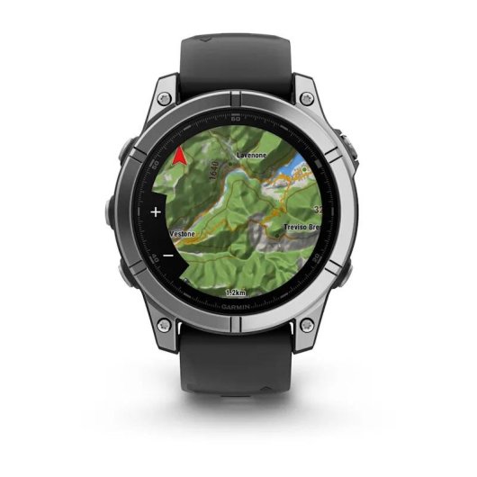 Garmin Fenix E Bluetooth GPS 47mm AMOLED Edelstahl Schwarz Wasserdicht 10ATM