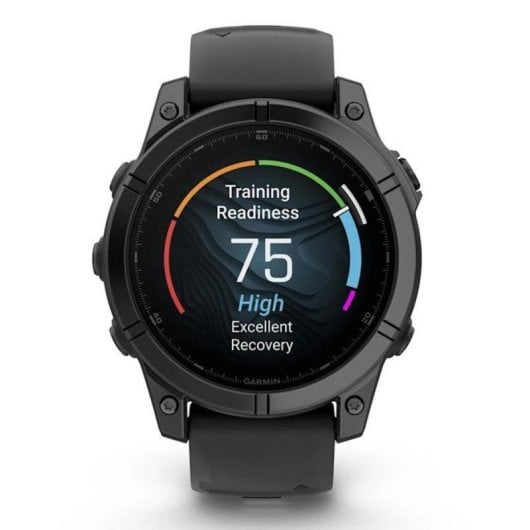 Smartwatch Garmin F?nix E AMOLED 1.3" GPS Acero Inoxidable 16GB Resistente Agua Negro