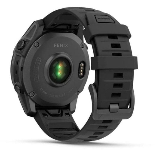 Smartwatch Garmin F?nix E AMOLED 1.3" GPS Acero Inoxidable 16GB Resistente Agua Negro