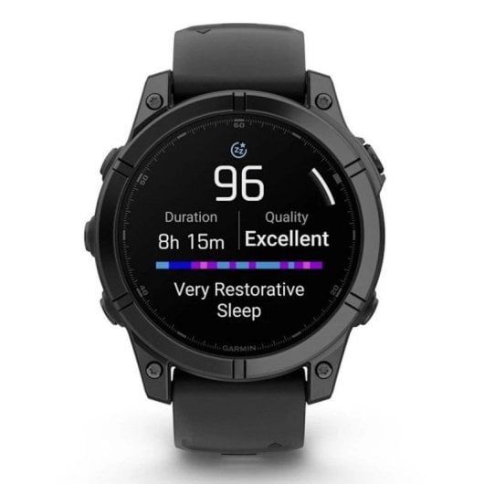 Smartwatch Garmin F?nix E AMOLED 1.3" GPS Acero Inoxidable 16GB Resistente Agua Negro