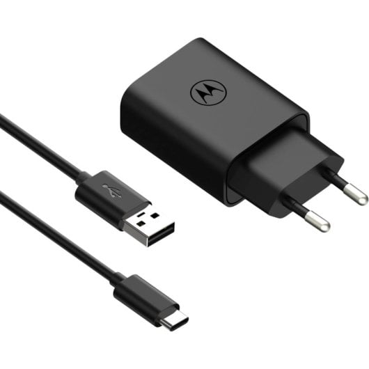 Motorola TurboPower 20 SJMC202-C Caricatore di rete da USB-A a USB-C Ricarica rapida 20W Nero