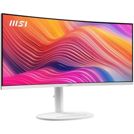 Écran PC MSI Modern MD342CQPW 34" UltraWide QHD 120Hz VA Courbe USB-C KVM Blanc