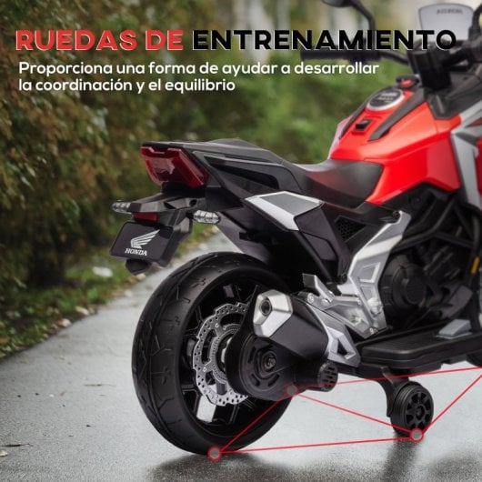 Aiyaplay Honda Moto Eléctrica para Niños de +3 Años Rojo