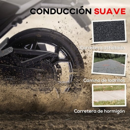 Aiyaplay Honda Moto Eléctrica para Niños de +3 Años Rojo