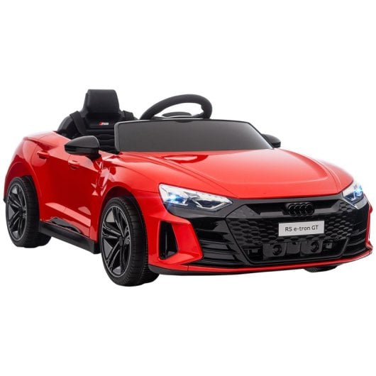 Homcom Audi RS E-Tron GT Carro Elétrico para Crianças +3 Anos 103x58x41cm Vermelho