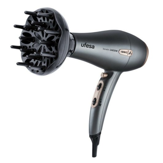Ufesa 60305128 Secador de Pelo Iónico 2400W Negro