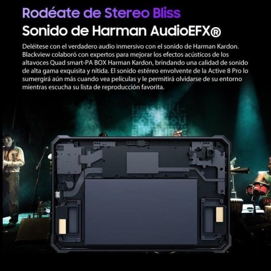 Tablet Blackview Active 8 Pro WiFi + 4G 10,4" 8GB 256GB Preto com Teclado