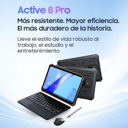 Blackview Active 8 Pro 10.4" FHD 256GB Laranja + Teclado Bluetooth