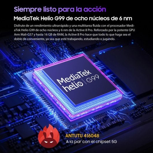 Blackview Active 8 Pro 10.4" FHD 256GB Laranja + Teclado Bluetooth