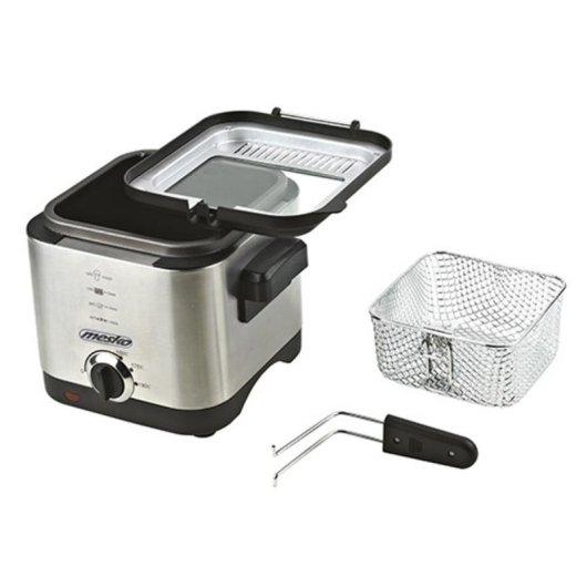 Oliefriteuse Mesko MS4910 1,5 L 900 W met Kijkvenster en Regelbare Thermostaat