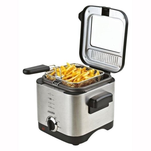 Oliefriteuse Mesko MS4910 1,5 L 900 W met Kijkvenster en Regelbare Thermostaat