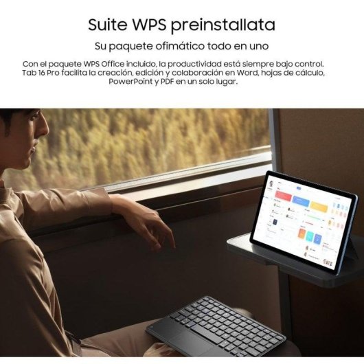 Tablet Blackview Tab 16 Pro WiFi + 4G 11" 16GB 256GB Gris con Teclado y Stylus Pen