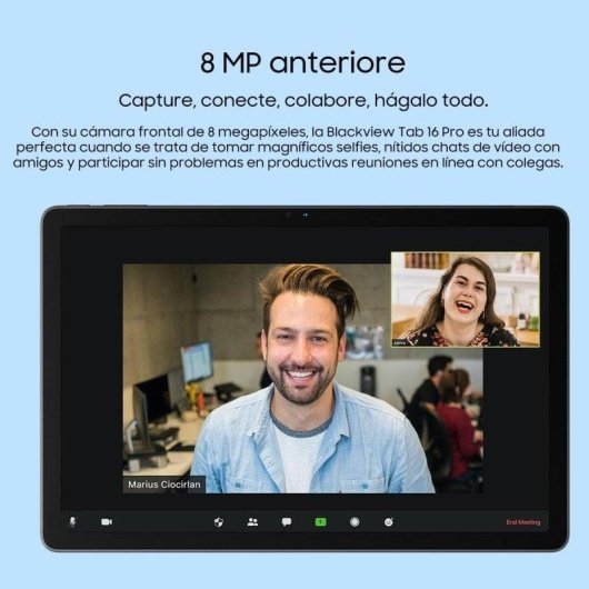 Tablet Blackview Tab 16 Pro WiFi + 4G 11" 16GB 256GB Gris con Teclado y Stylus Pen