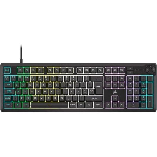 Tastatur Corsair K55 CORE RGB mit Harpoon RGB Pro Maus und HS35 v2 Headset