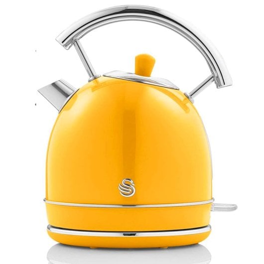 Swan Strp2070yelneu Retro Set Desayuno Hervidora + Tostadora + Microondas Amarillo