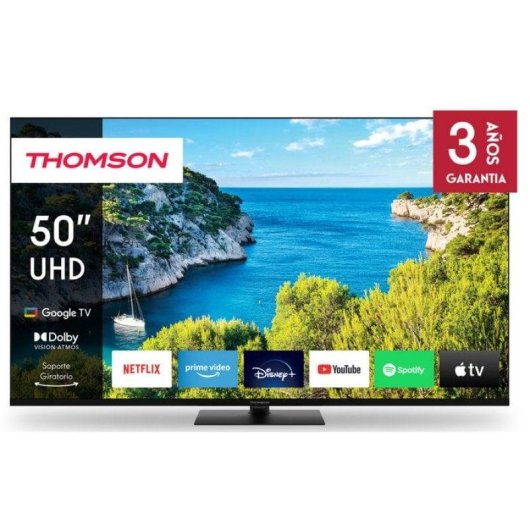 TV Thomson LED 50UG5C14 50" 4K UltraHD 60Hz Smart TV Google TV HDR10 Dolby Vision