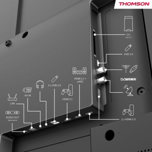 Téléviseur intelligent LED UltraHD 4K Thomson 50UG5C14 de 50 pouces