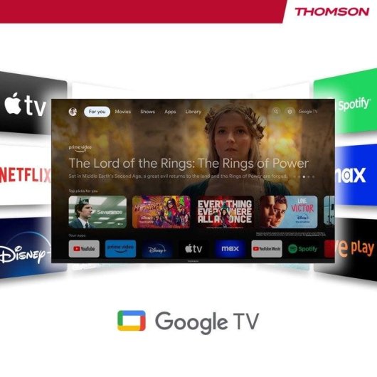 TV Thomson LED 50UG5C14 50" 4K UltraHD 60Hz Smart TV Google TV HDR10 Dolby Vision
