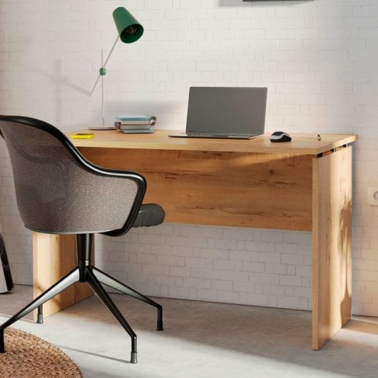 Briebe Bri-14079 Mesa de Oficina 76x120x68cm Zenith Roble Gold
