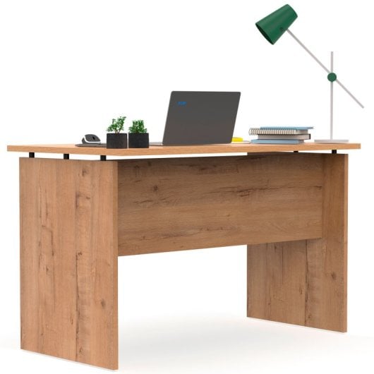 Briebe Bri-14079 Mesa de Oficina 76x120x68cm Zenith Roble Gold