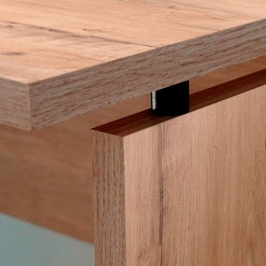 Briebe Bri-14079 Mesa de Oficina 76x120x68cm Zenith Roble Gold