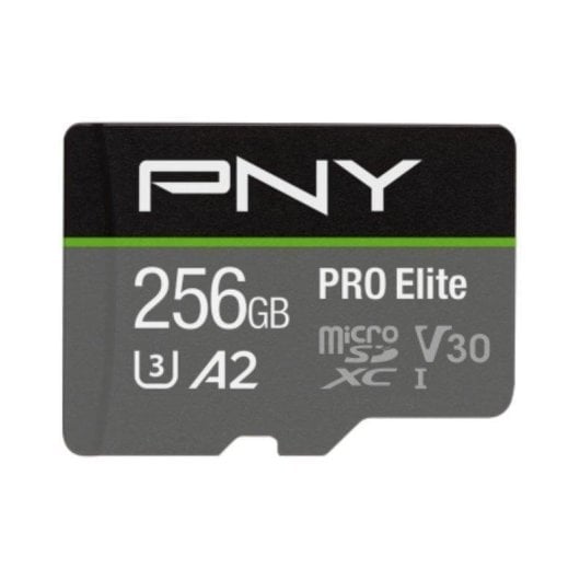 Scheda microSD PNY Pro Elite 256GB UHS-I U3 V30 A2 100MB/s