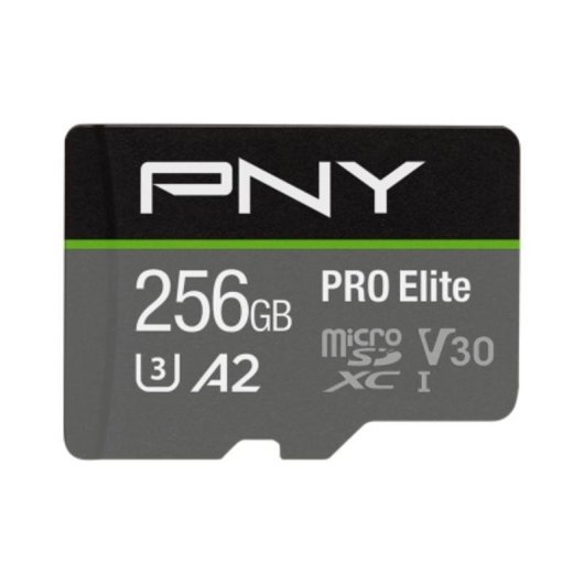 Scheda microSD PNY Pro Elite 256GB UHS-I U3 V30 A2 100MB/s