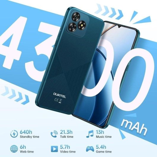 Oukitel C53 4G 4GB 64GB 6.6" Azul